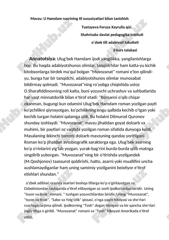 muvozanat — DOCX