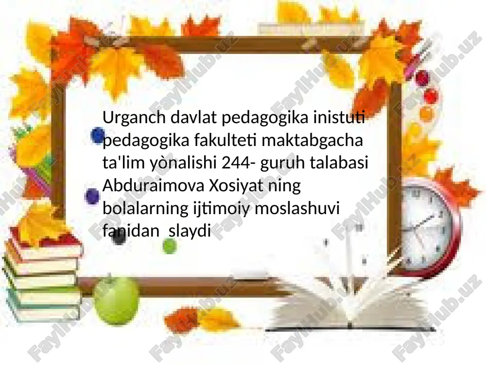 pedagogik faoliyat — PPTX