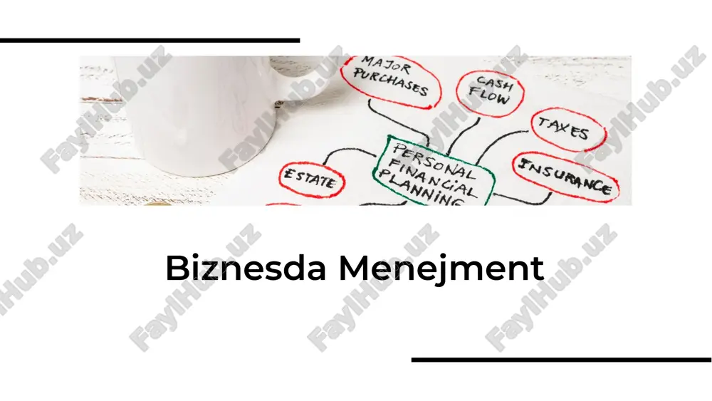 biznesda menejment — PDF