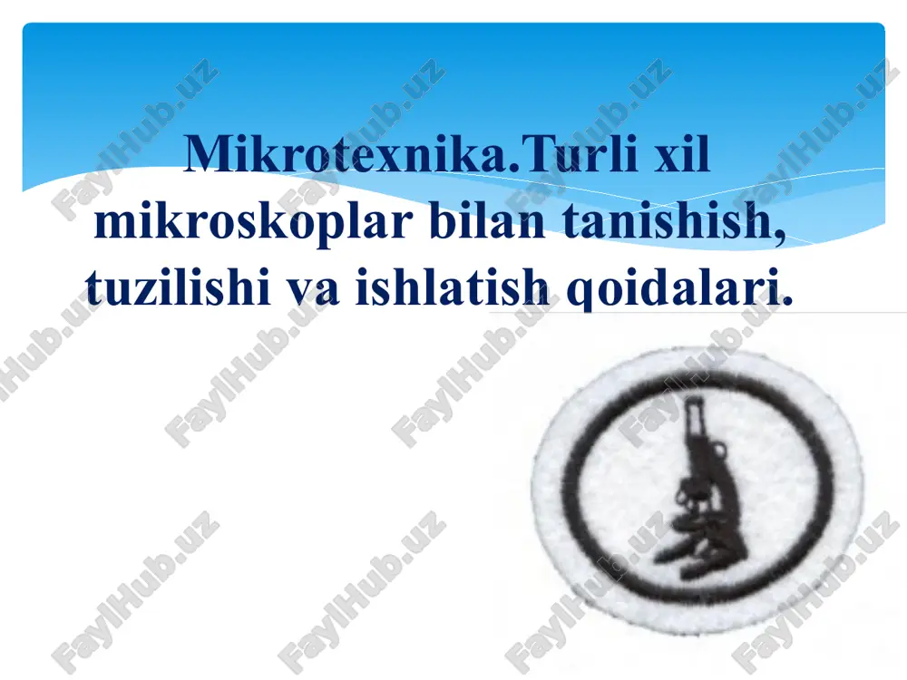 mikrotexnika — PPTX