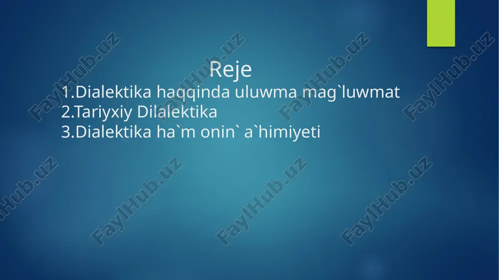 dialektikahaqqindauluwmamag`luwmat — PPTX