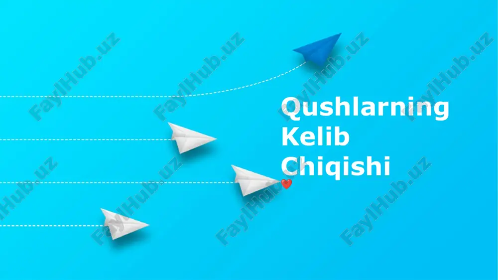 qushlarning kelib chiqishi — PPTX