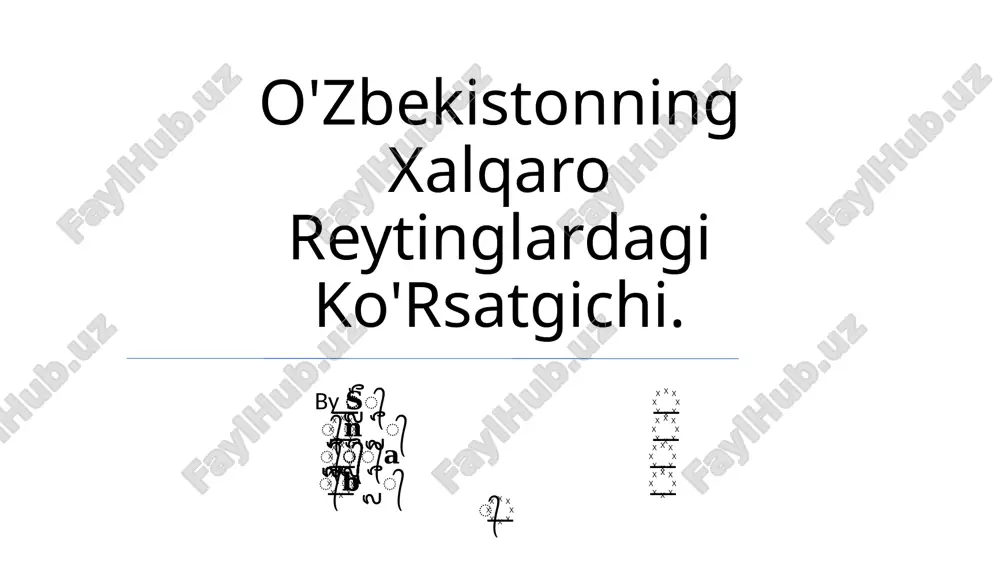 global raqobatbardoshlik indeksi — PPTX