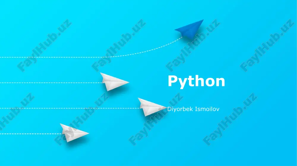 python basics — PPTX
