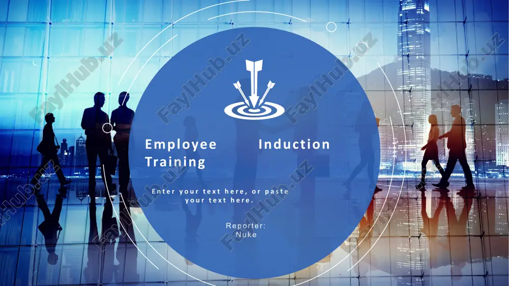 employee induction training — PPTX