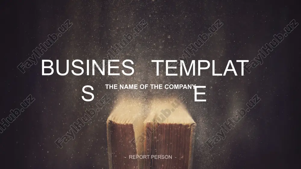 business template — PPTX