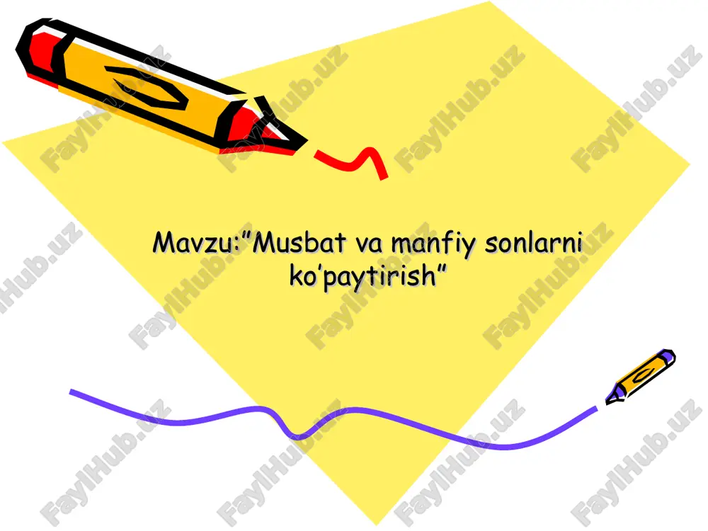 sonlar va ularning modullari — PPT