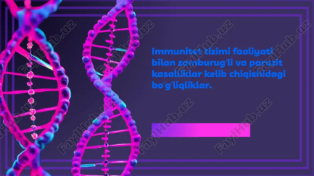 immunitet tizimi — PPTX