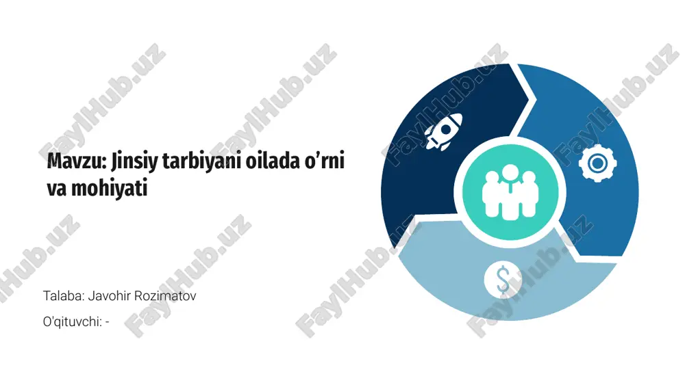 jinsiy tarbiyani oilada o’rni va mohiyati — PPTX