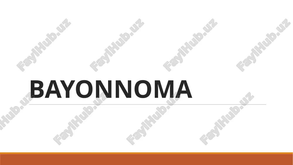 bayonnoma — PPTX