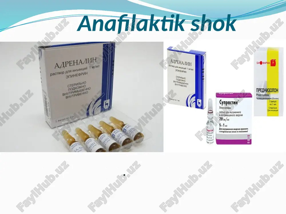 anafilaktikshok — PPTX