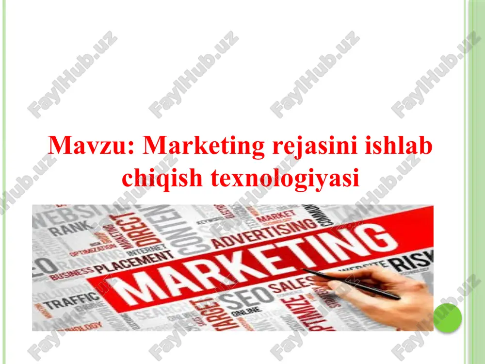 marketing rejasi — PPTX