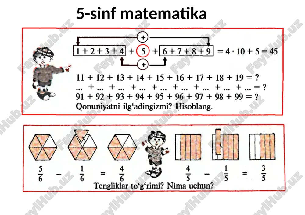 5-sinf matematika — DOCX