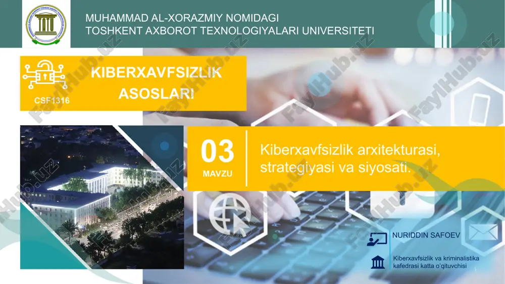 kiberxavfsizlik — PPT