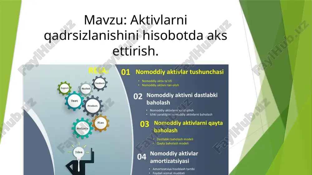 moliyaviy hisob-kitob — PPTX