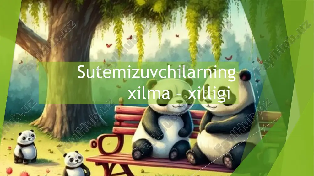 sutemizuvchilarning xilma-xilligi — PPTX