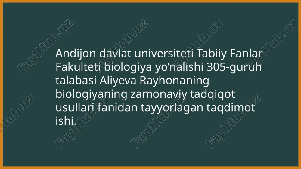 spektroskopiyada qo'llaniladigan asboblar — PPTX