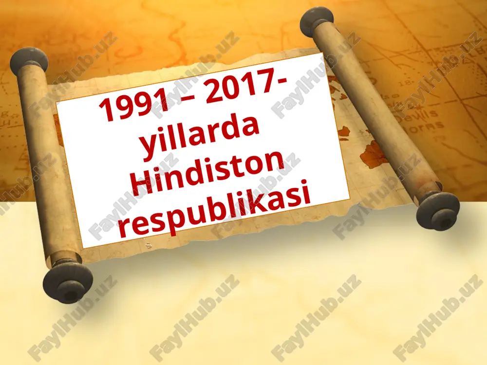 hindiston respublikasi — PPTX