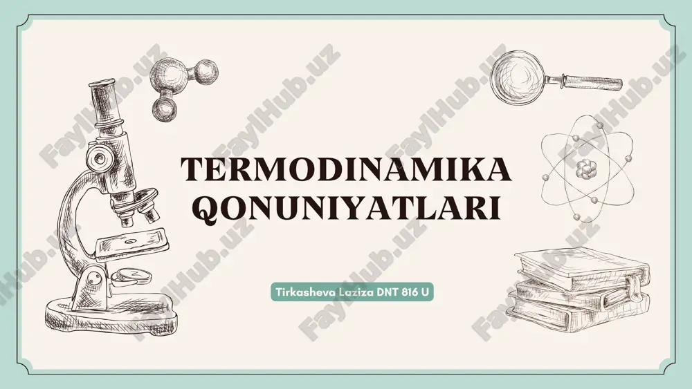 termodinamika — PDF
