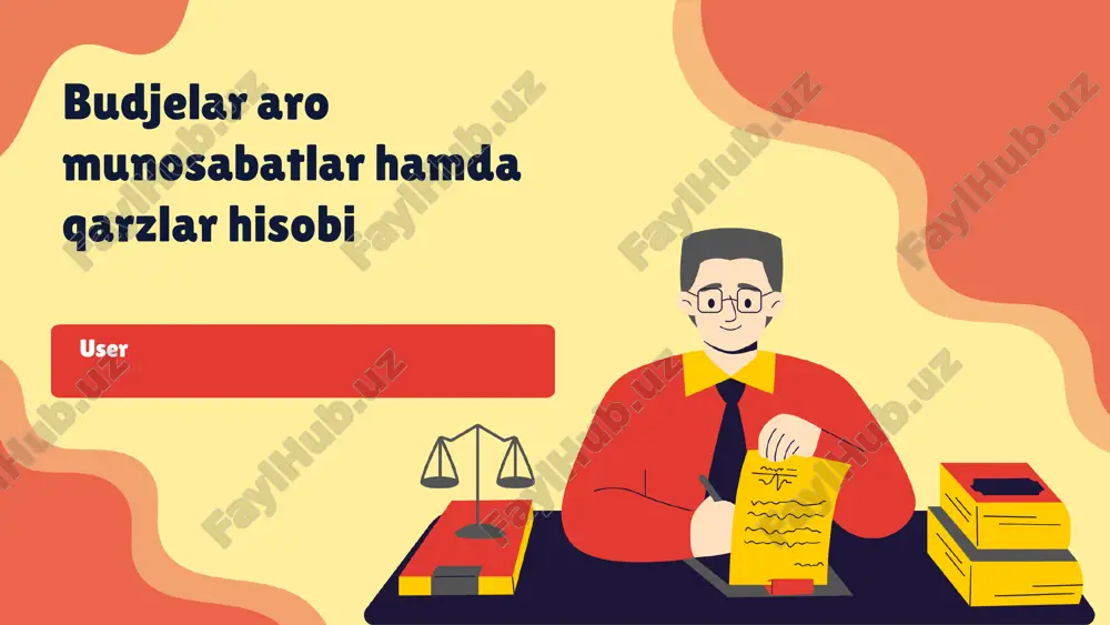 budjelararo munosabatlar tahlili — PPTX