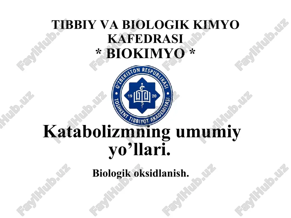 biologiya — PPT