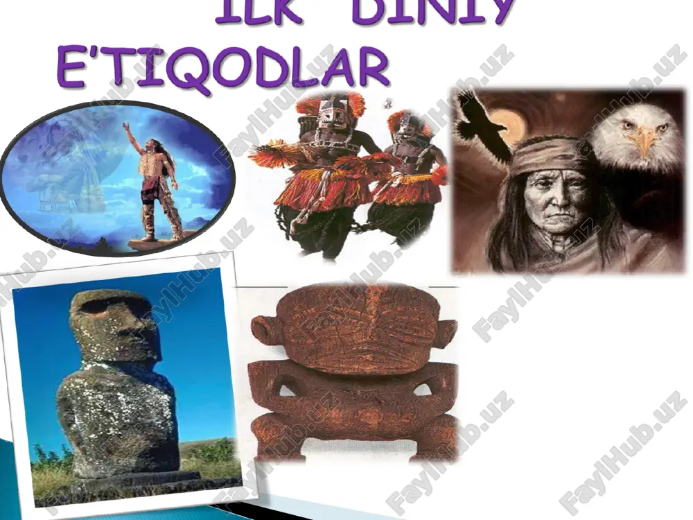ilk diniy e’tiqodlar — PPT