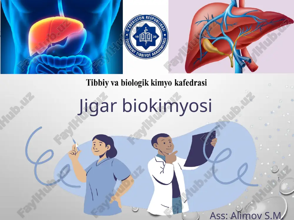 jigar biokimyosi — PPT