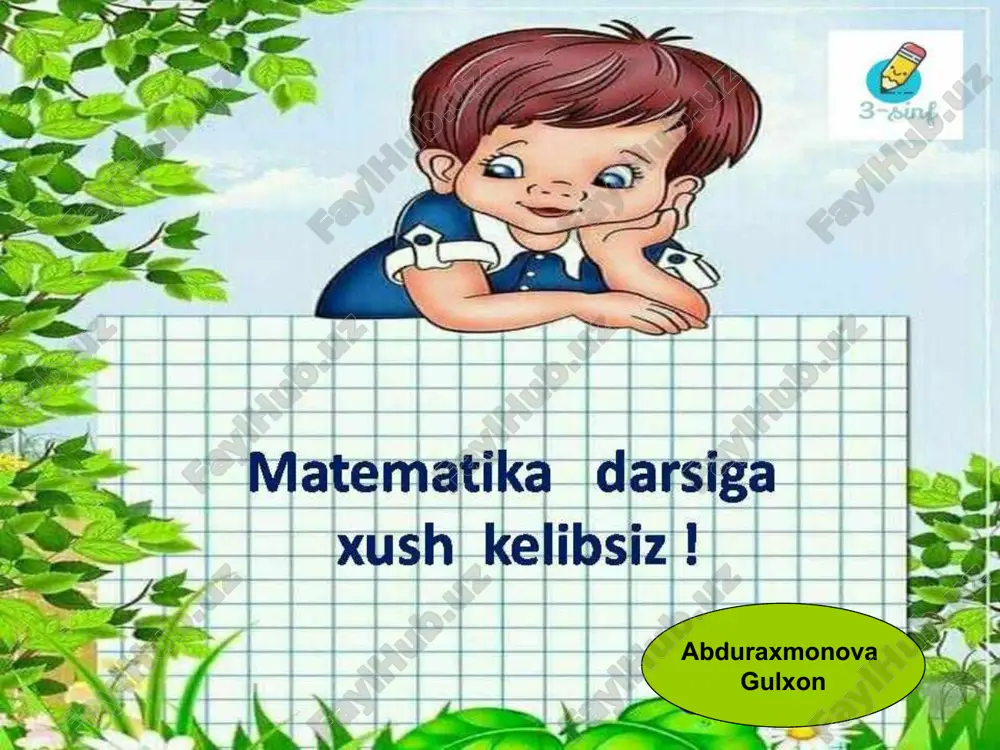 o’nli kasrlar — PPT