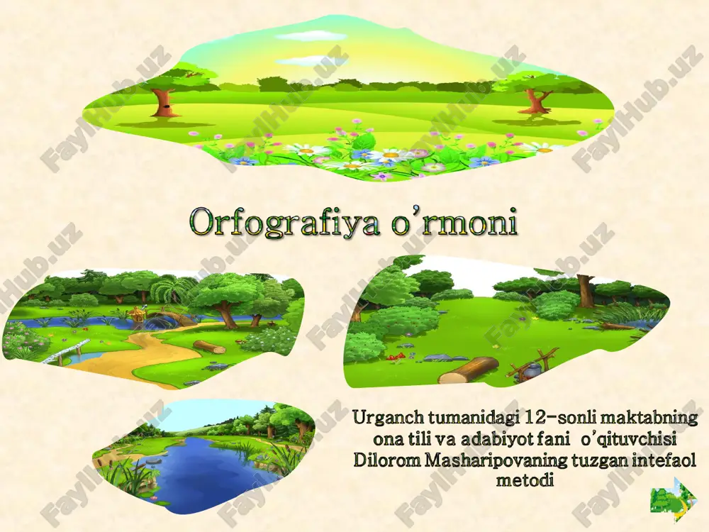 orfografiya o’rmoni — PPT