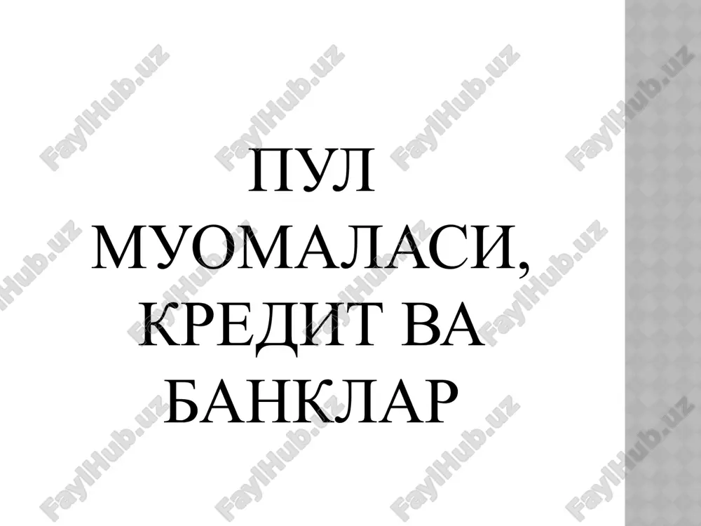 pulmuomalasi,kredit vabanklar — PPTX