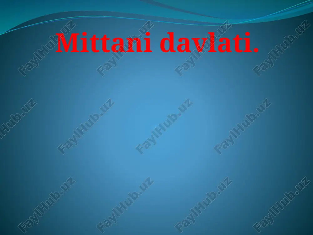 mittanidavlati — PPTX
