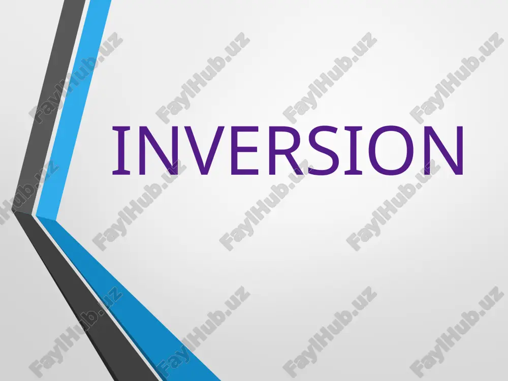 inversion — PPTX