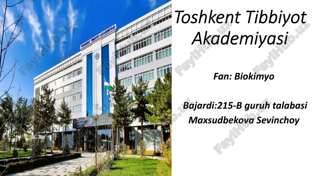 kreatinfosfokinaza (kfk) ning izoshakllari — PPTX