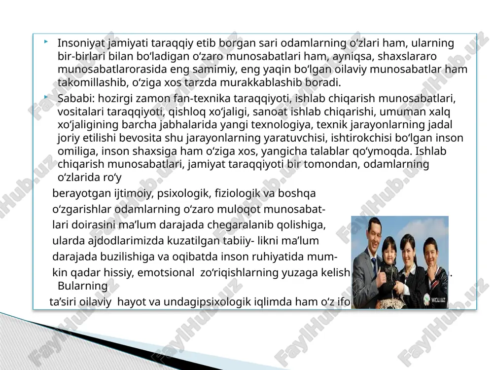 insoniyat jamiyati taraqqiyoti — PPTX