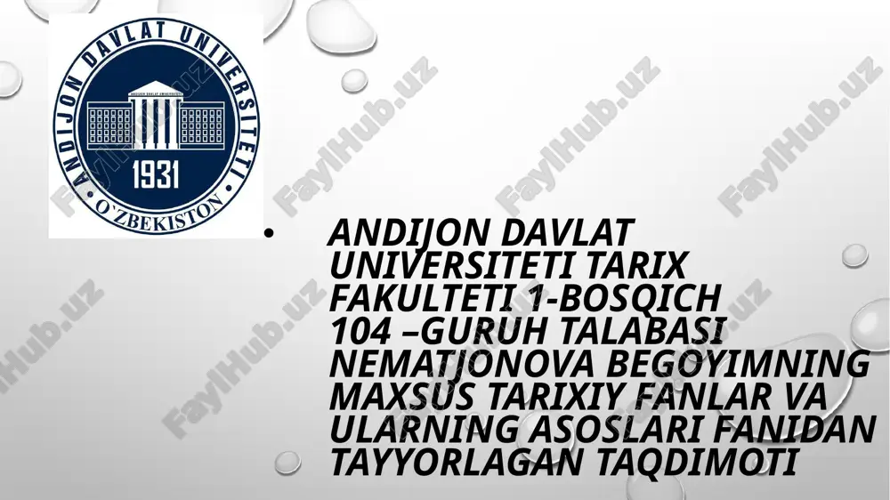 qadimiy tangalar — PPTX