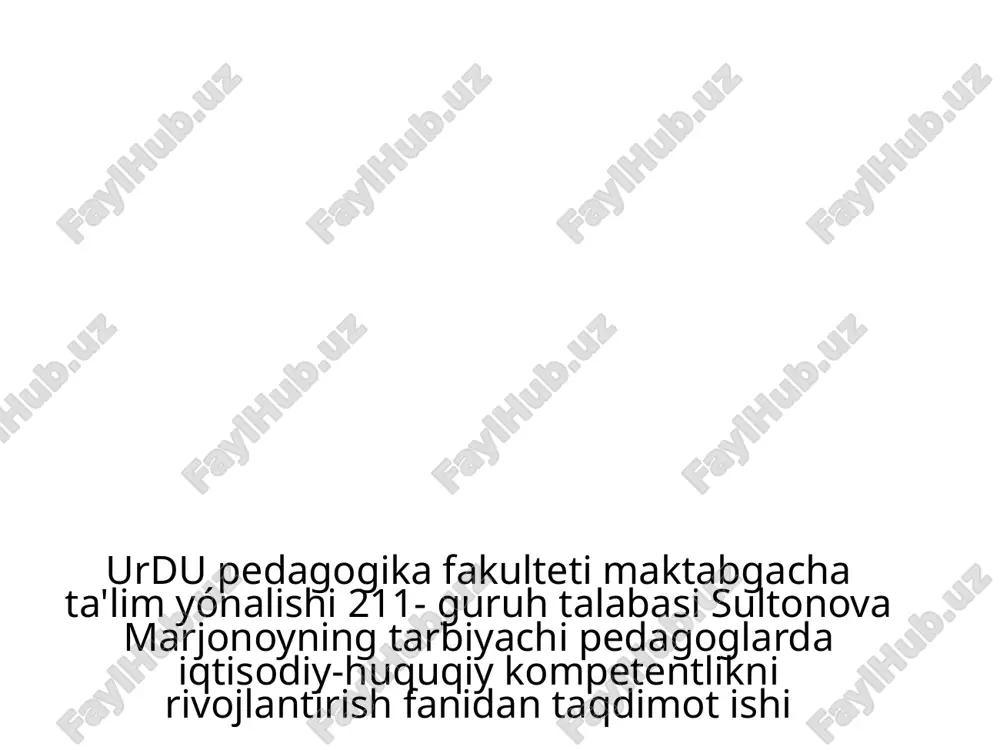 oilaviy-nodavlat maktabgacha ta'lim tashkilotlari — PPTX