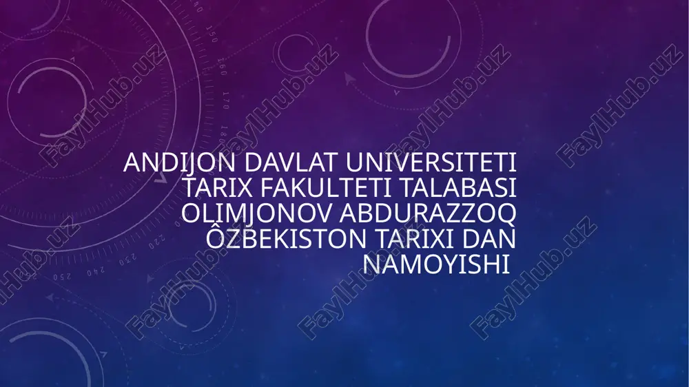 arab xalifaligi — PPTX