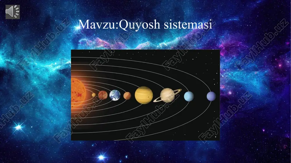 quyosh sistemasi — PPTX