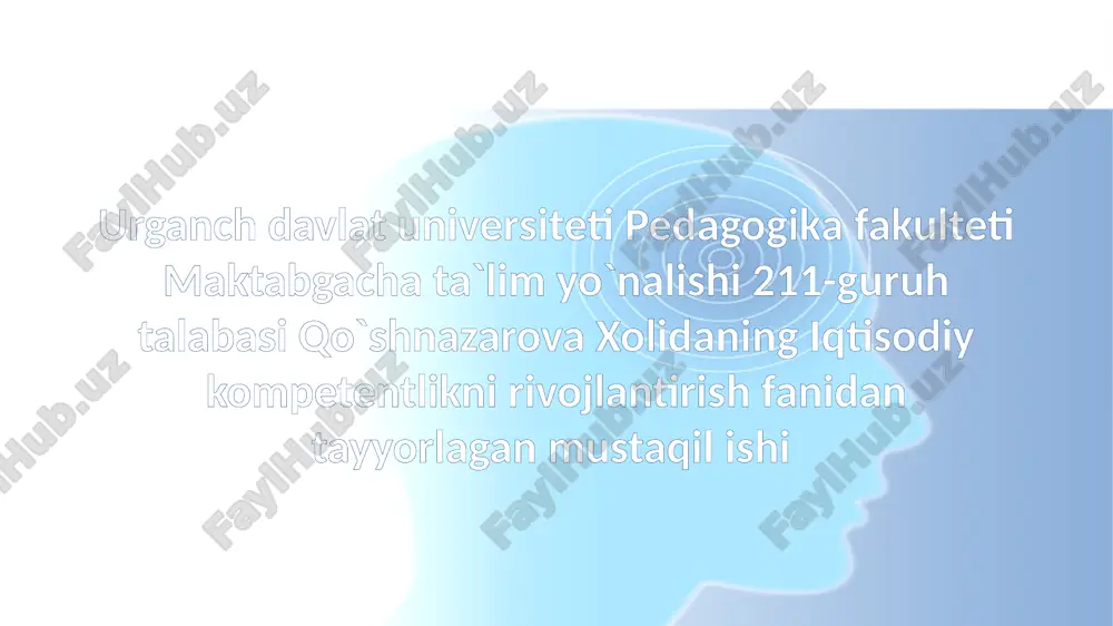maktabgacha ta'lim tashkilotida kuzatuv kengash faoliyati — PPTX