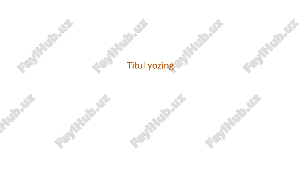 biosamaradorlik: ta'rif va fundamental ahamiyat — PPTX