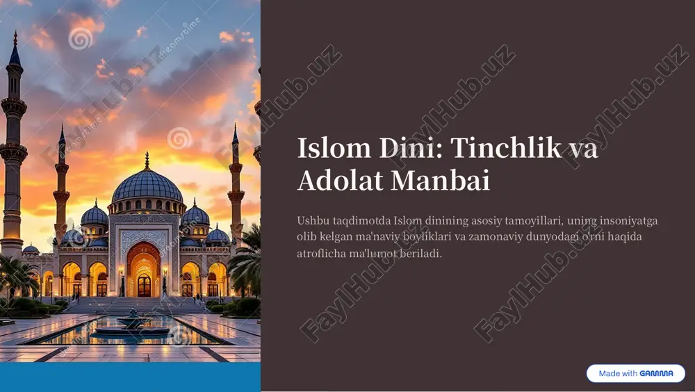 islington dini — PDF