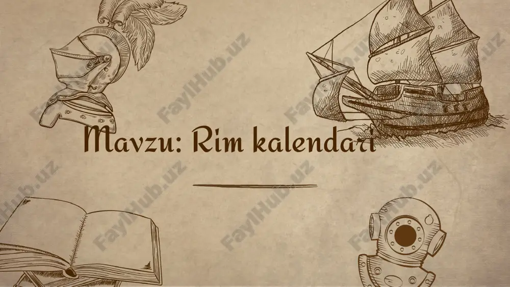oy-quyosh kalendari — PPTX