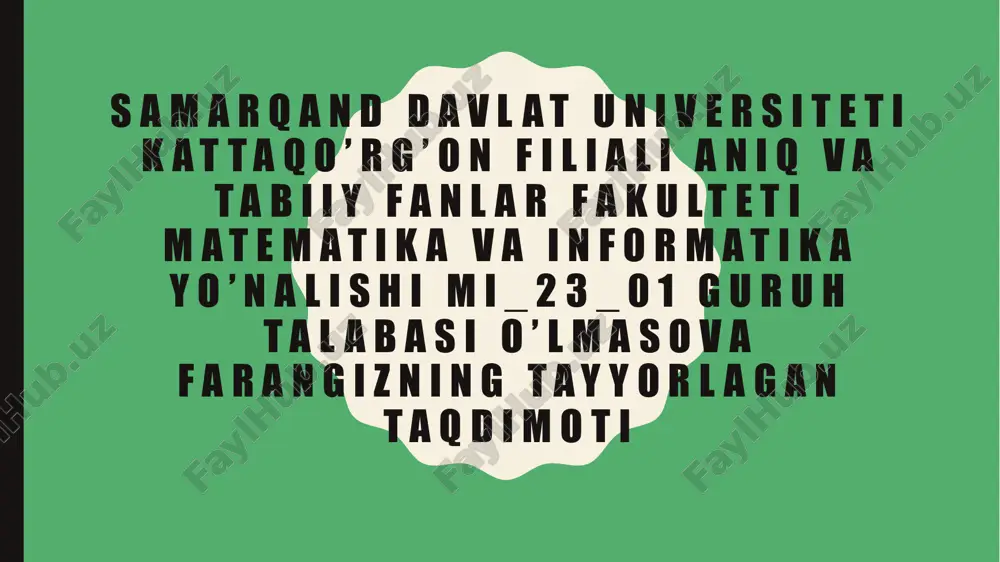 power pointda taqdimot strukturasi — PDF
