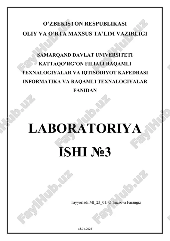 qidiruv tizimlaridan foydalanib e-mail pochta yaratish — DOCX