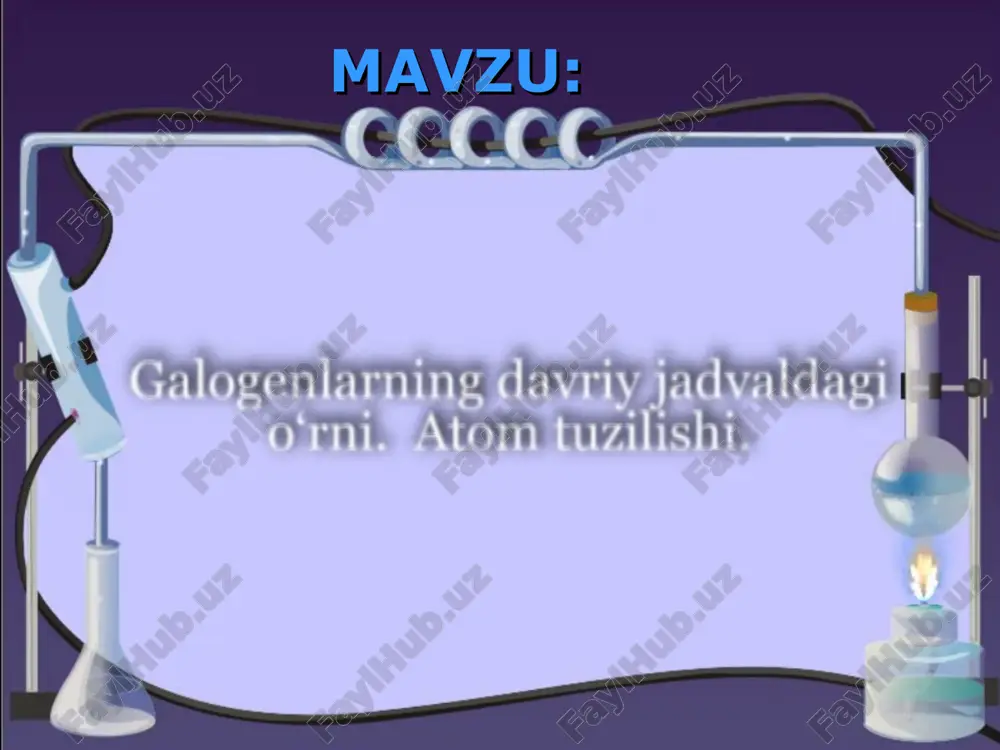 galogenlar — PPT