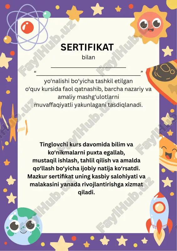 sertifikat — PPTX