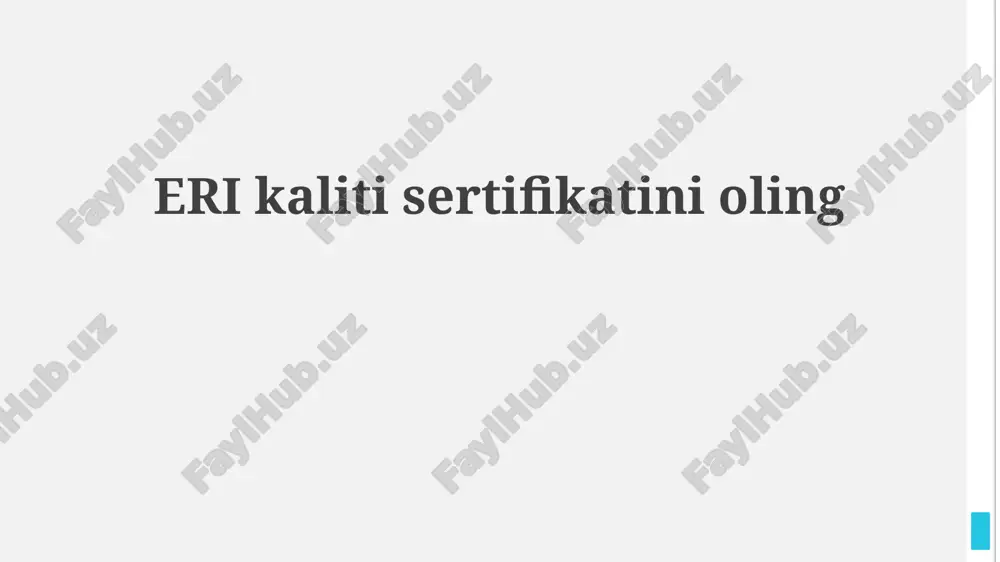 eri sertifikati — PPTX
