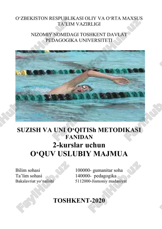 suzish va uni o‘qitish metodikasi — DOCX