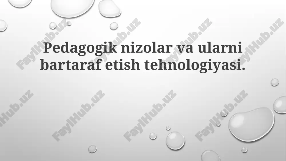 pedagogik mojaro — PPTX