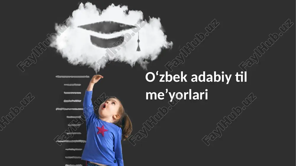 oʻzbek adabiy tilining meʼyorlari — PPTX